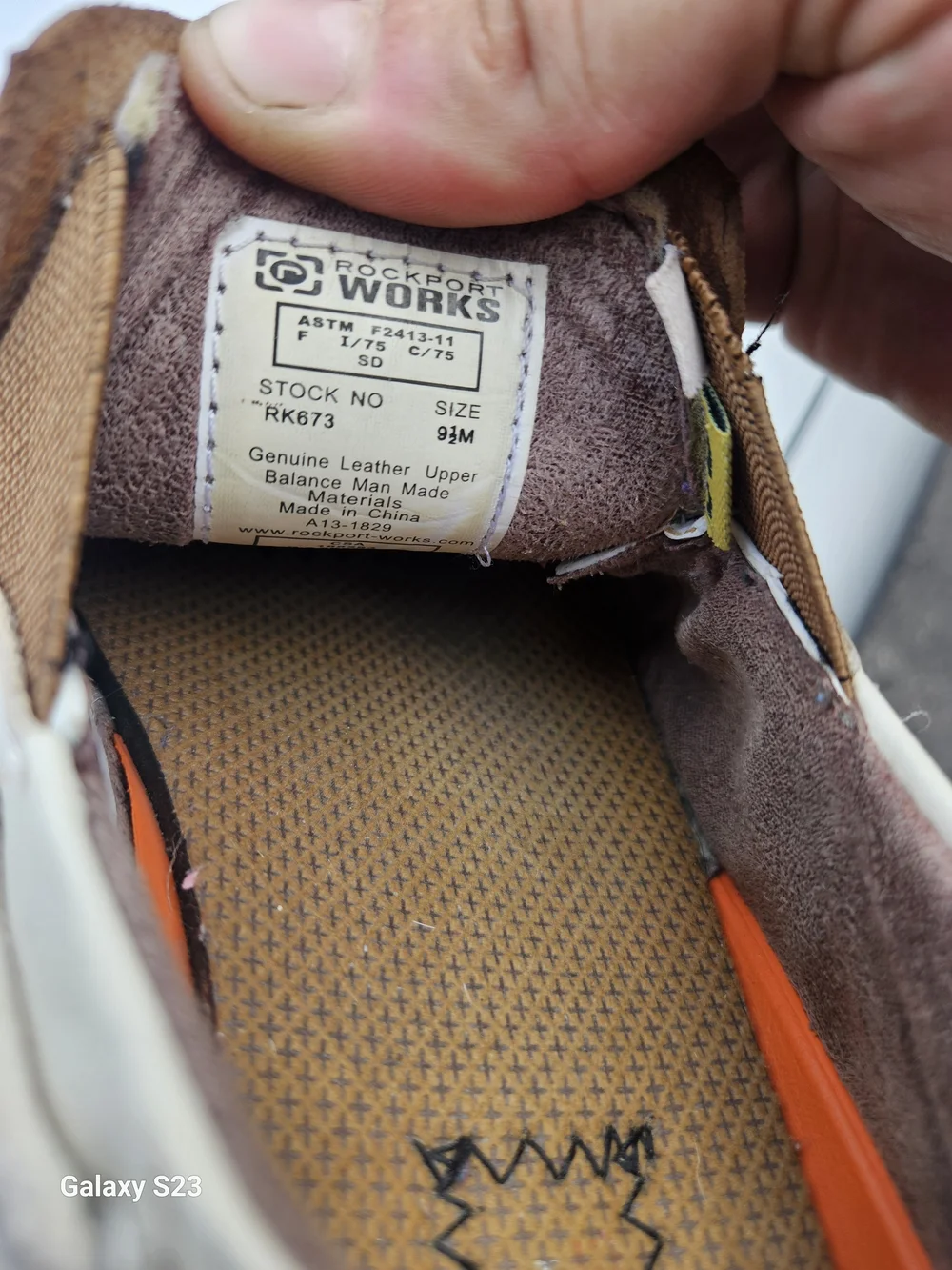 Rockport Works Sailing Club Women’s 9.5M Steel Toe Leather Boat Shoes RK673